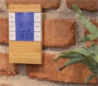 STAZIONE METEO IN ABS RICICLATO E BAMBU'